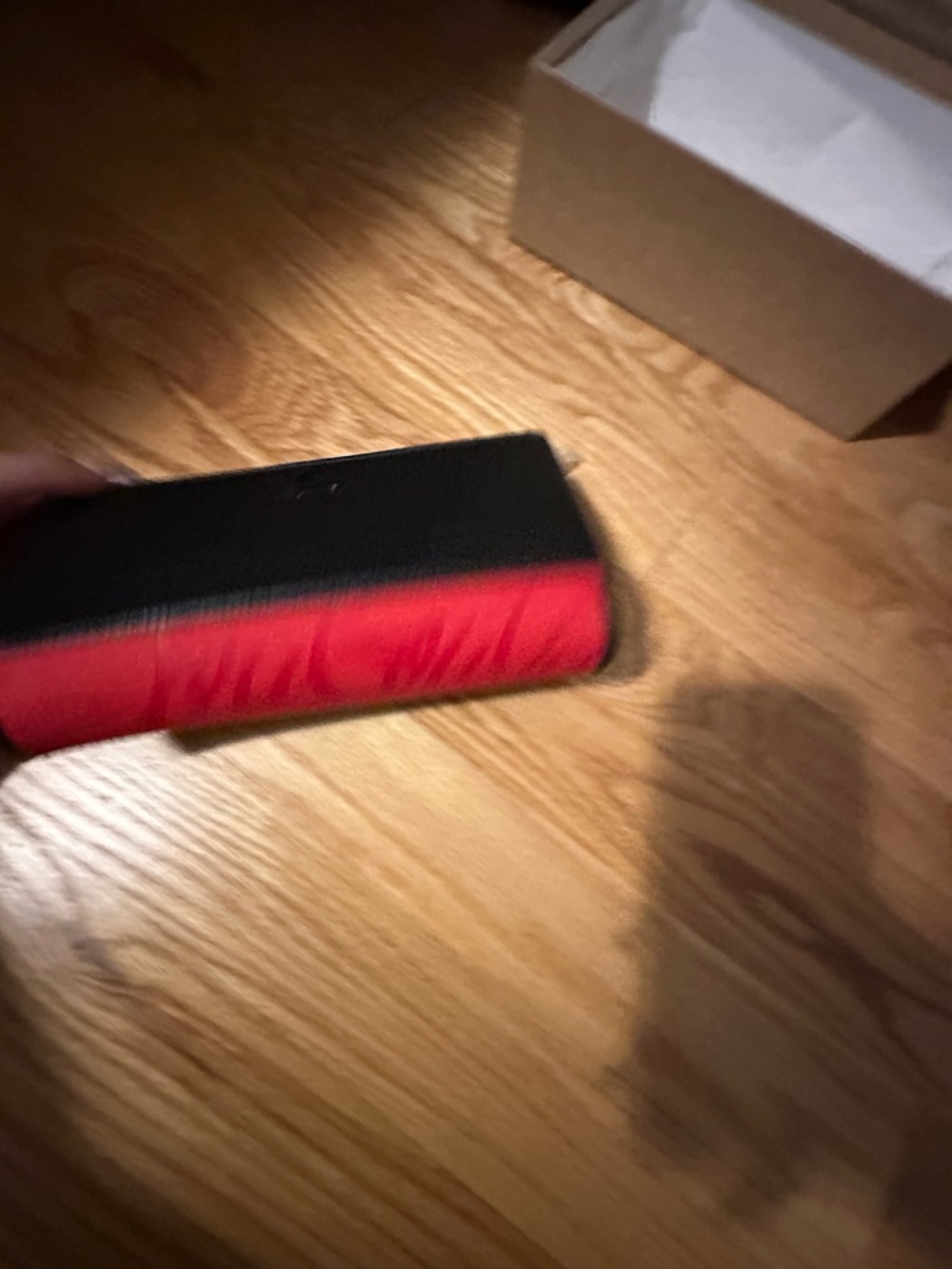 Christian Louboutin Black and Red Leather Card Holder Wallet - Picture 3 of 4